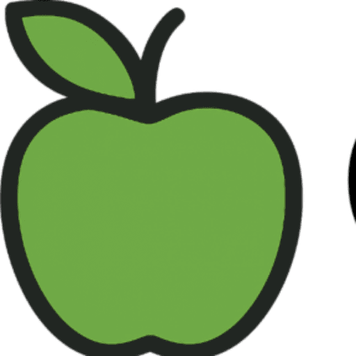 Ícone de maçã verde do Guia Frutas e Saúde