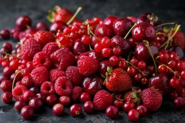 Frutas vermelhas para a saúde do coração