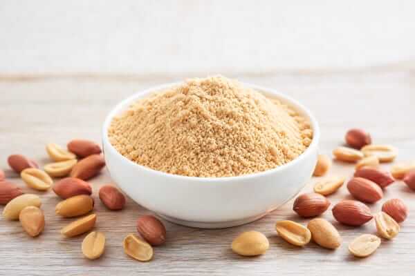 Farinha de amendoim para a saúde